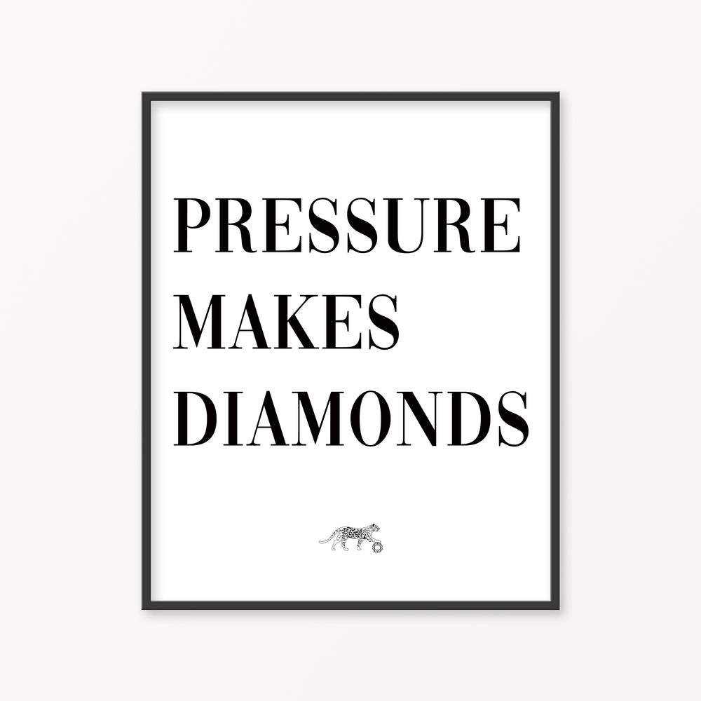 Pressure Makes Diamond Print